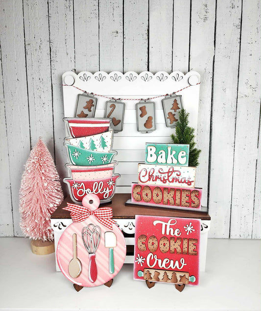 Christmas Baking Tiered Tray DIY Kit