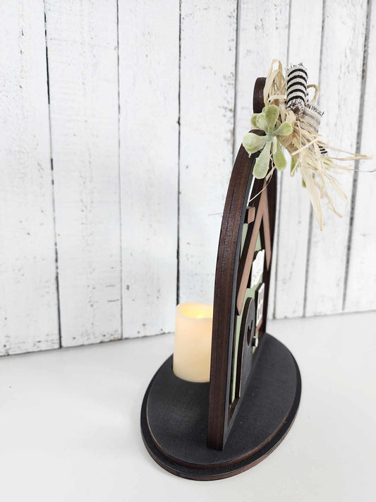 Family Home Cloche Votive Holder DIY Kit