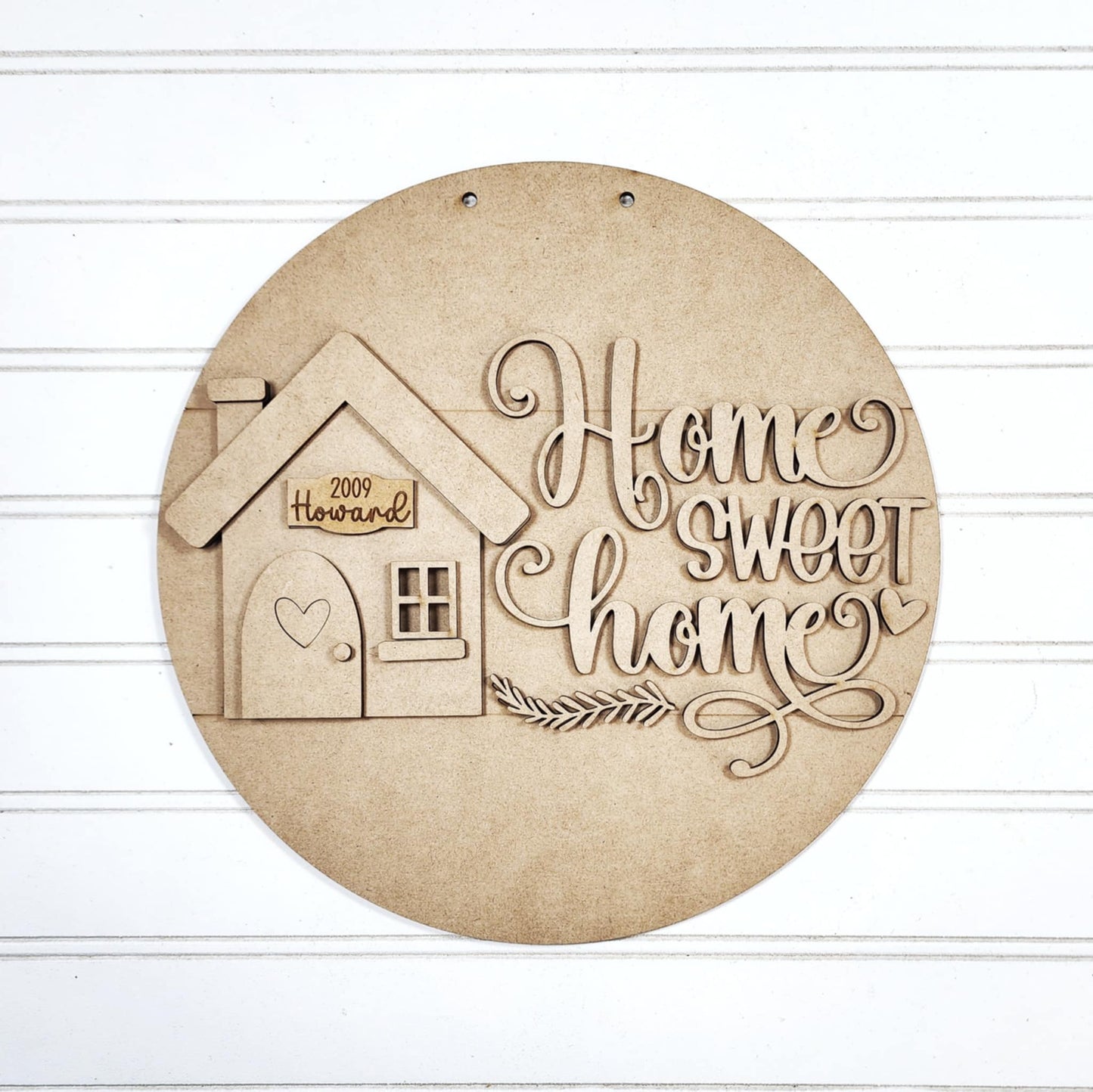 Family Home Sweet Home Door Hanger DIY Kit