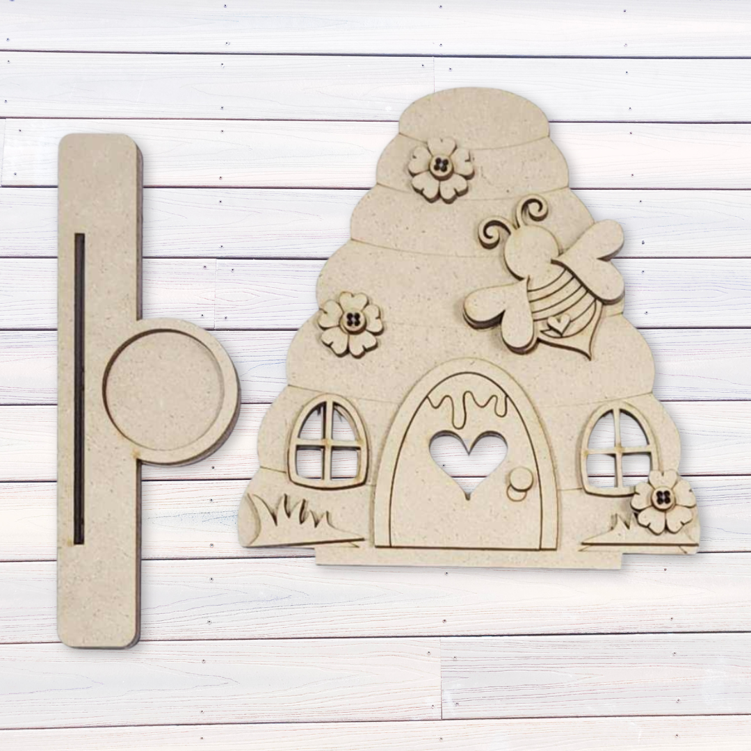 Hello Honey Bee Shelf Sitter DIY Kit